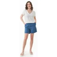 ORGANICATION ORGANICATION Shorts aus TENCEL Lyocell, Light navy, – Produktbild 1 von 1