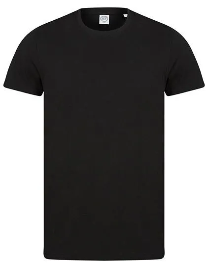 Skinnifit SF Skinnifit SF Unisex T-Shirt Kurzarm Rundhals aus Bio - Baumwolle Vegan, Black, – Produktbild 2 von 3