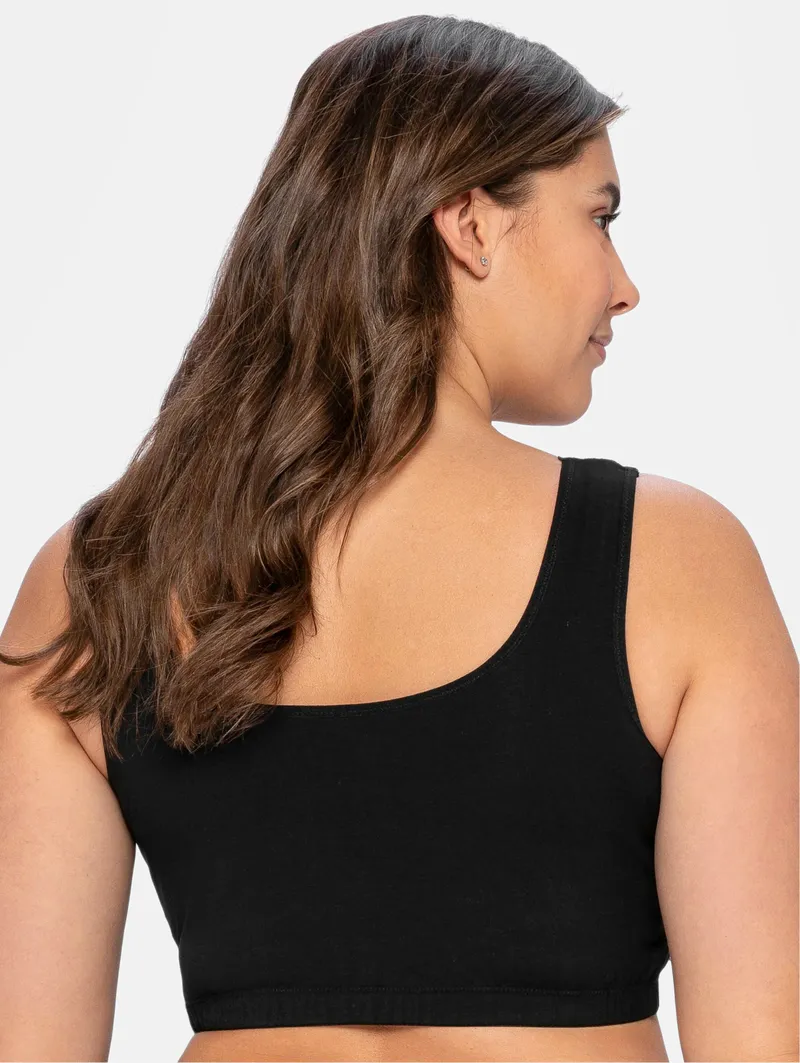 sheego Bügelloser BH schwarz, Schwarz, – Produktbild 1 von 2