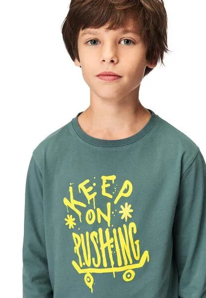 Band of Rascals Band of Rascals Keep On Pushing Longsleeve, Sage, – Produktbild 3 von 4