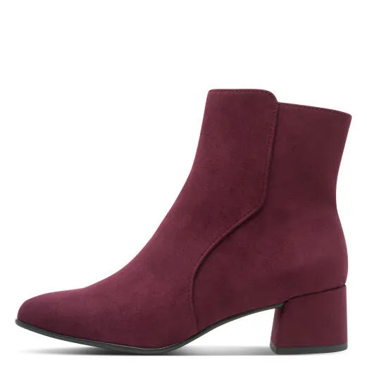 Marco Tozzi Marco Tozzi Ankleboots 100% vegan, Rot, – Produktbild 6 von 8