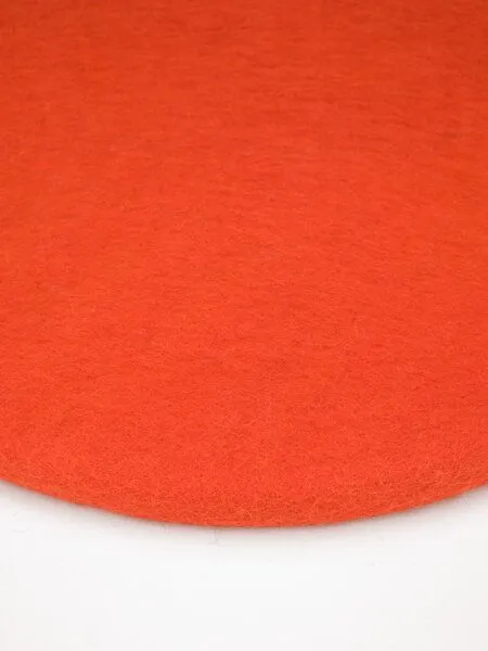 myfelt myfelt Flachfilz Sitzauflage (⌀ 36 cm, 36 x 36 cm), Rotorange (mats), – Produktbild 2 von 4