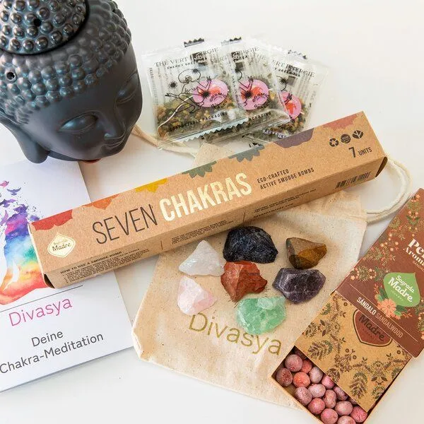 Divasya Divasya Geschenkset "Chakra Meditation"- spirituelles Erlebnis in Geschenkbox – Produktbild 3 von 4