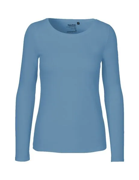 Neutral® - 3FREUNDE Neutral® - 3FREUNDE Frauen Longsleeve, Dustyindigo, – Produktbild 1 von 4