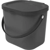 rotho rotho Abfallbehälter "ALBULA" aus Recyclingkunststoff, 6 l, anthrazit – Produktbild 1 von 1