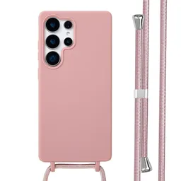 imoshion imoshion SilikonHülle mit Band für das Samsung Galaxy S25 Ultra - Sand Pink – Produktbild 1 von 1