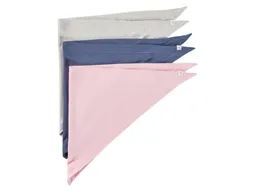 HANS NATUR Baby und Kinder Dreieckstuch Bio-Baumwolle 3er Set rosa Maße 60 x 30 cm – Produktbild 1 von 1