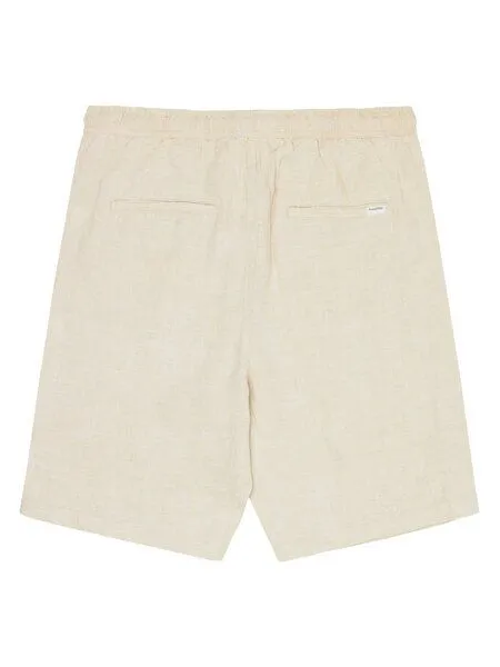 KnowledgeCotton Apparel KnowledgeCotton Apparel Shorts Loose Linen, Feather gray, – Produktbild 2 von 4