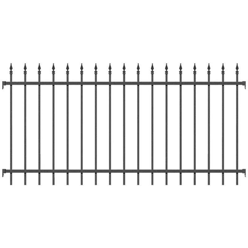 Alberts ALBERTS Zaunfeld Chaussee, Alu, anthrazit Kst.b., lichte Breite2000mm, Höhe1000mm – Produktbild 1 von 1