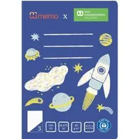 Memo memo x SOS-Kinderdörfer weltweit Schulheft DIN A5, 16 Blatt, Lin. 3 – Produktbild 1 von 1
