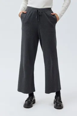 People Wear Organic People Wear Organic Strickhose, grau mélange, Bio-Baumwolle, 7/8 Länge – Produktbild 1 von 1