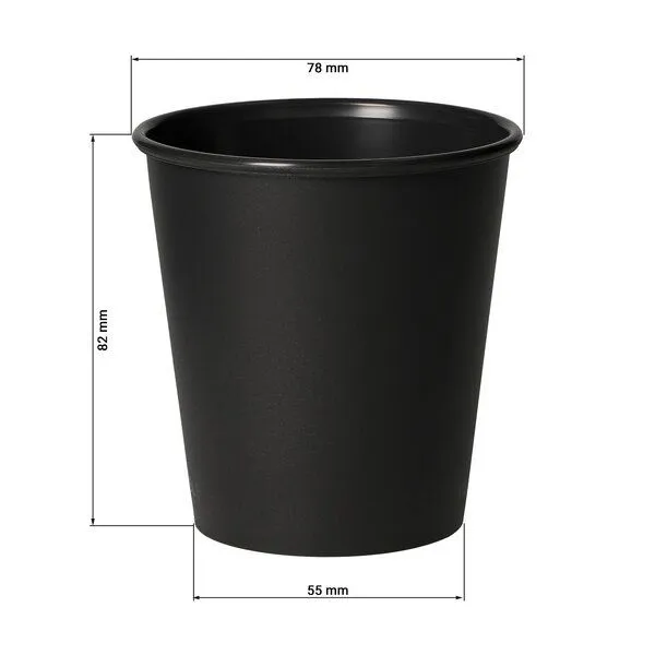 elasto nature elasto nature Becher 200 ml, Schwarz, – Produktbild 3 von 4
