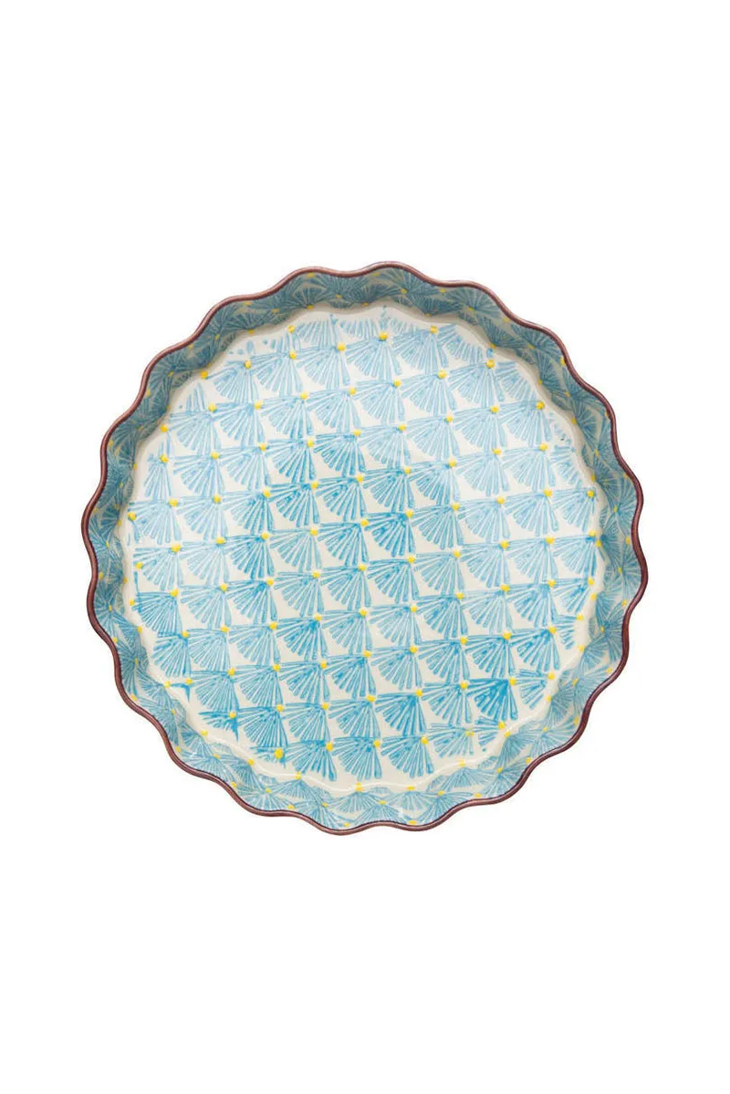 Tranquillo Tranquillo Quicheform ART DECO 22 cm, Blau, – Produktbild 7 von 8