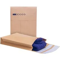 Bong Bong 250 Versandtaschen 'e-Green' 229x162x40 mm (ähnl. C5), 2xHK, braun 110 g/m² – Produktbild 1 von 1