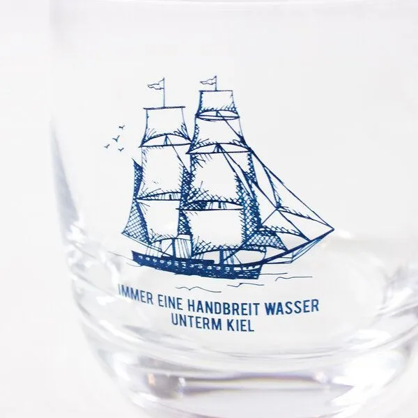 Bow & Hummingbird Bow & Hummingbird Kristallglas "Wasser unterm Kiel" – Produktbild 2 von 3