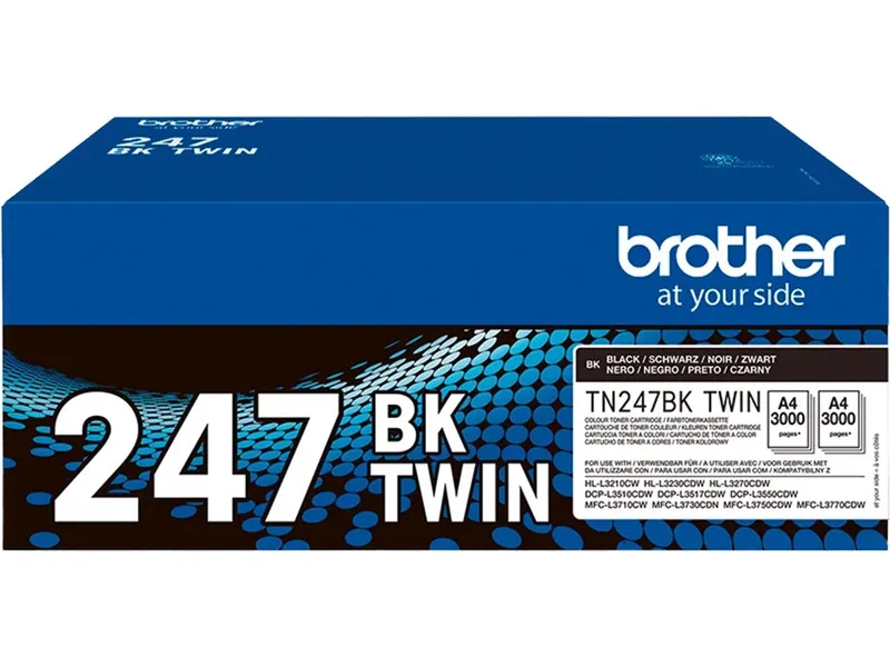 Brother Brother Doppelpack Tonerkartuschen TN-247BK schwarz – Produktbild 1 von 3
