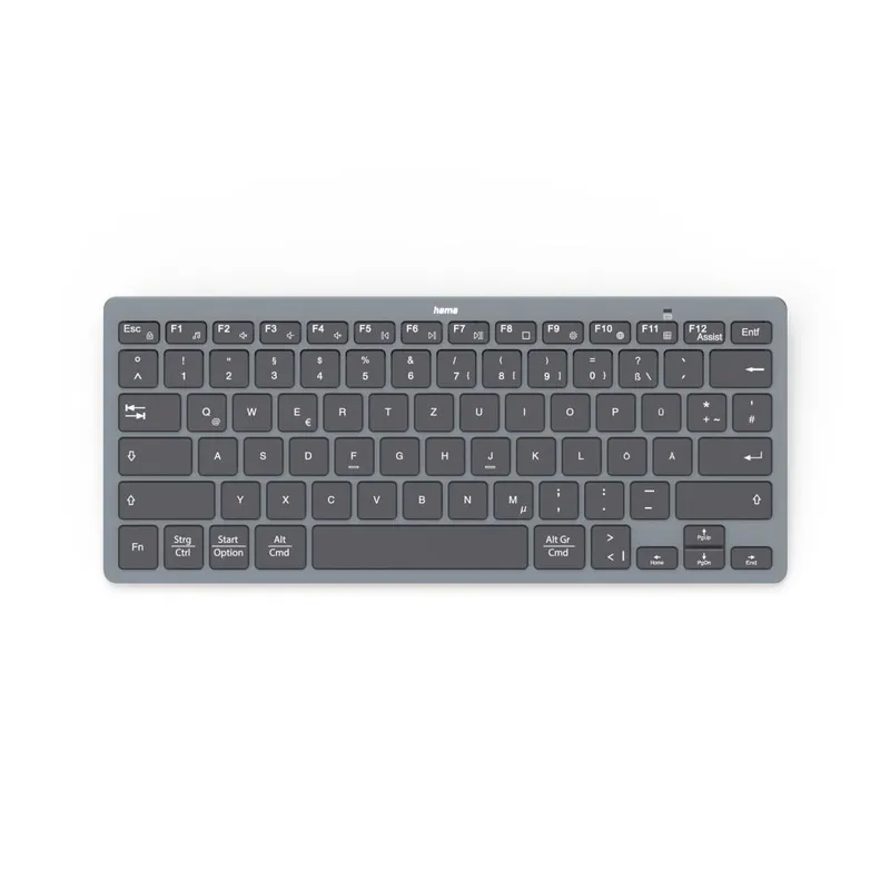 Hama Hama Bluetooth®-Mini-Tastatur "Travel 400" für Tablets, kabellos, SW, QWERTZ DE – Produktbild 6 von 6