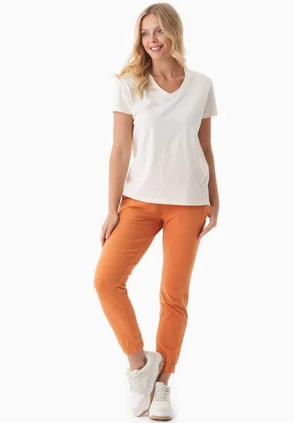 ORGANICATION ORGANICATION PEERA | Leichte Sweathose aus Bio-Baumwolle, Apricot tan, – Produktbild 1 von 4