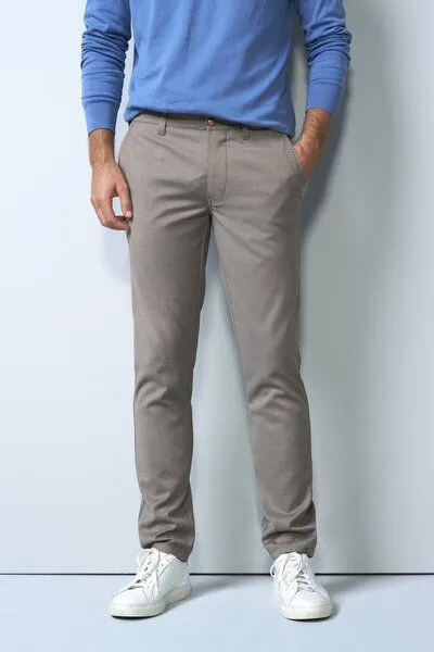 M 5 BY MEYER M 5 BY MEYER Chino mit Stretchbund, Beige (stein), – Produktbild 3 von 5
