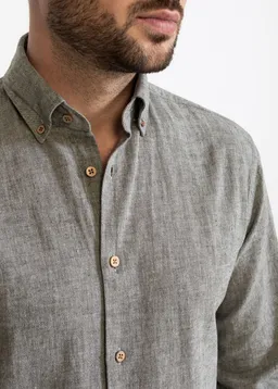 De IONESCU De IONESCU Herren vegan Hemd Godeanu Chambray – Produktbild 1 von 1