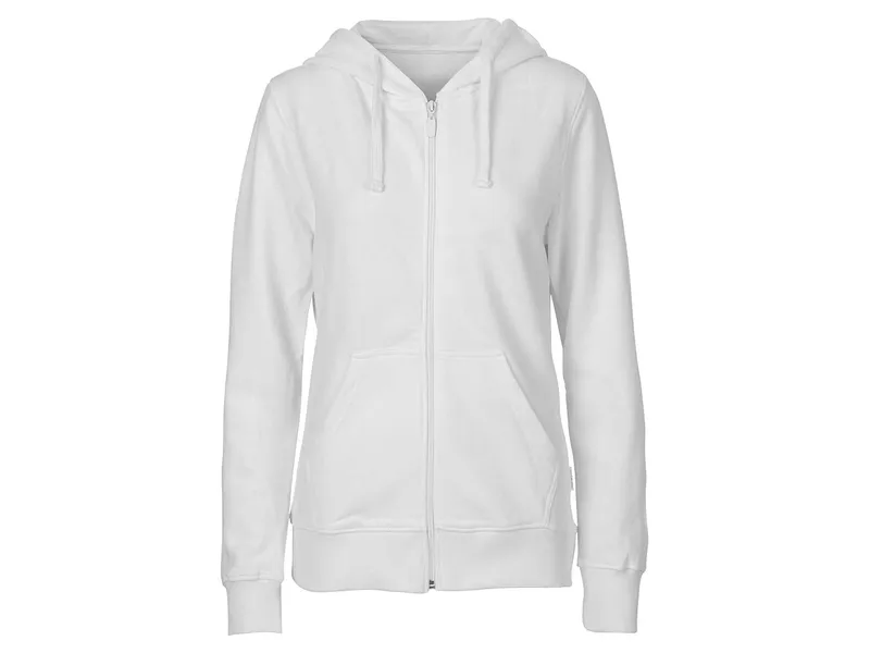 Neutral Neutral® Damen College Hoodie Zoodie Hoody Kapuzenjacke Sweatjacke Ladies only, Weiß, – Produktbild 1 von 4