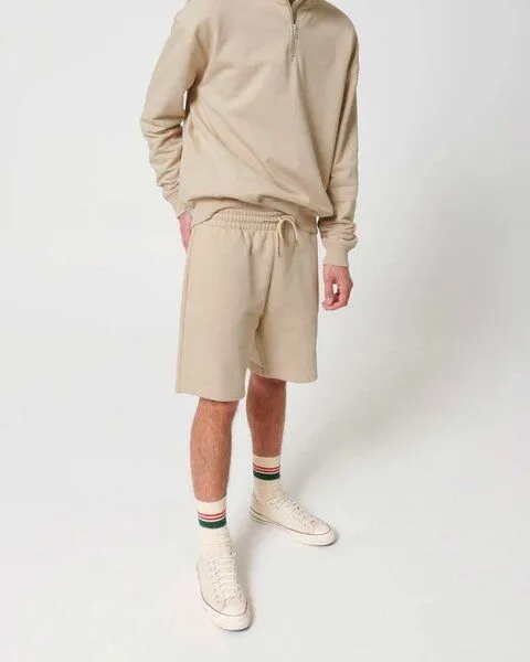 YTWOO YTWOO Sweatshorts, Joggingshorts aus 100% Cotton (Bio) - Organic Carded, Fair Trade, Beige, – Produktbild 3 von 4