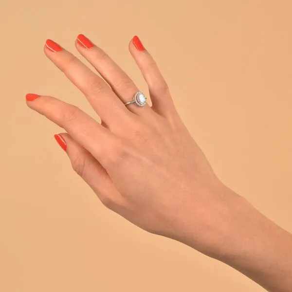 Eppi Eppi Ring mit Moissanit und Lab Grown Diamanten Arya – Produktbild 4 von 4