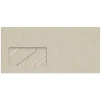matabooks matabooks® Kuverts/Briefumschläge lang aus Graspapier mit Sichtfenster und nassklebend – Produktbild 1 von 1