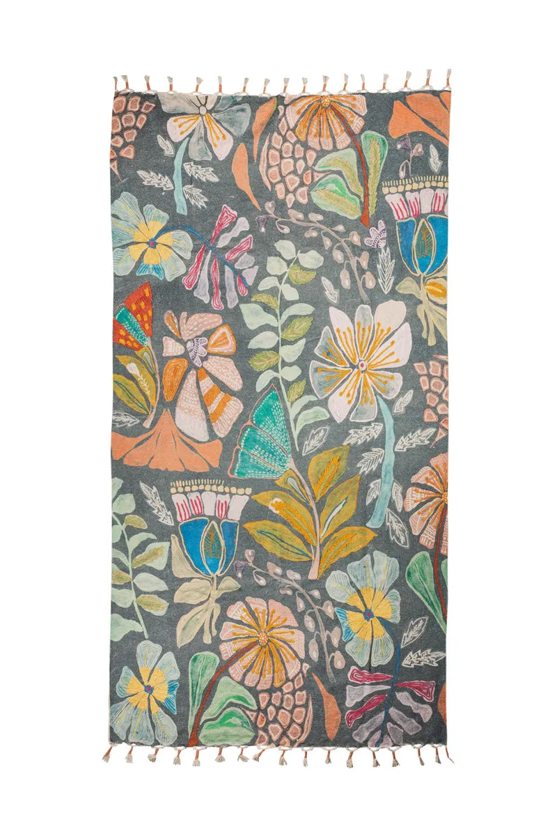 Tranquillo Teppich BOTANIC TWIST - bunt – Produktbild 1 von 2