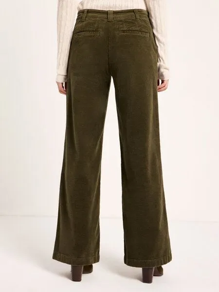 LANIUS LANIUS Kord Marlenehose (GOTS) aus Bio-Baumwolle, Turtle, – Produktbild 4 von 4
