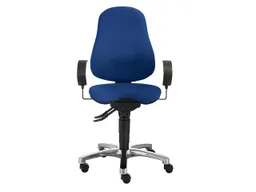 Topstar Topstar Bürodrehstuhl "Sitness 10" mit Armlehnen blau – Produktbild 1 von 1