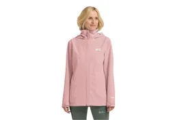 Jack Wolfskin Jack Wolfskin Regenjacke Trailtime 2-Lagen (wasserdicht, atmungsaktiv) hellrosa Damen – Produktbild 1 von 1