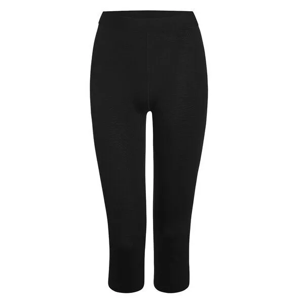 Kaipara - Merino Sportswear Kaipara - Merino Sportswear Merino 3/4 Leggings 200 Damen, Schwarz, – Produktbild 1 von 2