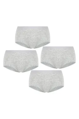 Albero Natur Albero Natur Damen vegan Multipack 4x Briefs Boyshorts – Produktbild 1 von 1