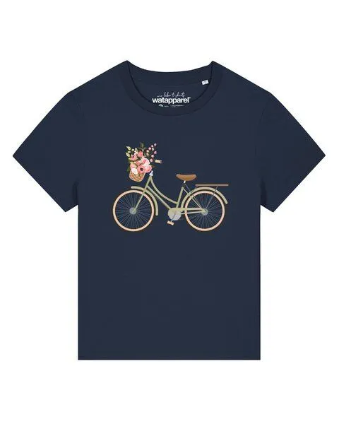 watapparel watapparel T-Shirt Frauen Damenfahrrad, French navy, – Produktbild 1 von 2