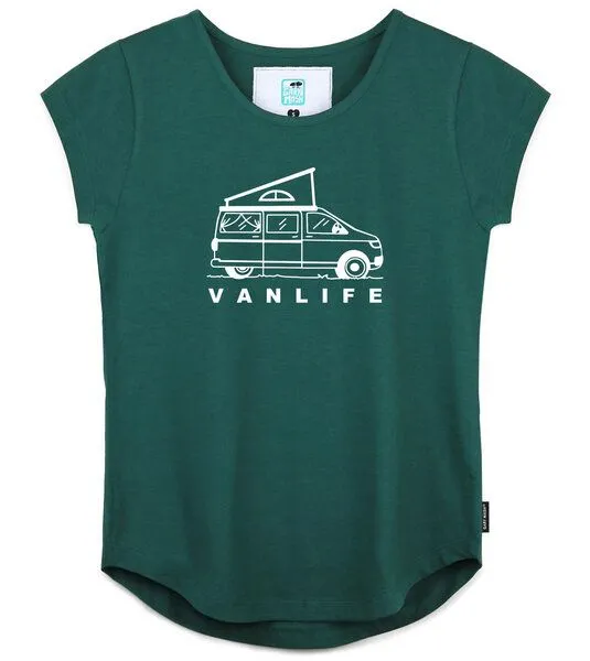 Gary Mash GARY MASH Shirt Asheville Vanlife aus Biobaumwolle, Grün, – Produktbild 1 von 4