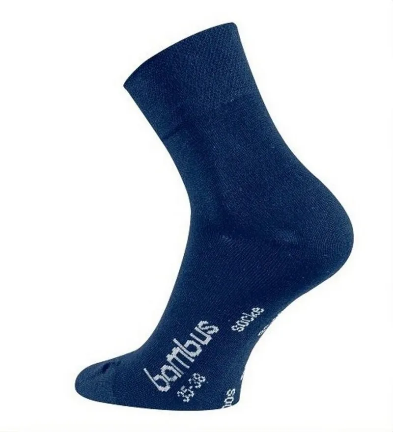 FussFreunde Socken 6 Paar sommerliche Bambus-Socken, Bambus Kurzsocken, Quarter Socken (6 Paar) superweich, atmungsaktiv & handgekettelt, Blau, – Produktbild 2 von 5
