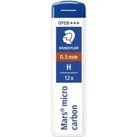 Staedtler STAEDTLER Ersatzminen für Druckbleistifte 'Mars micro carbon' Ø 0,5 mm, 12 Stk., H – Produktbild 1 von 1