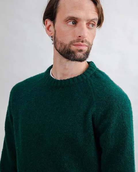 Brava Fabrics Brava Fabrics Strickpullover Raglan Wool Green – Produktbild 4 von 4