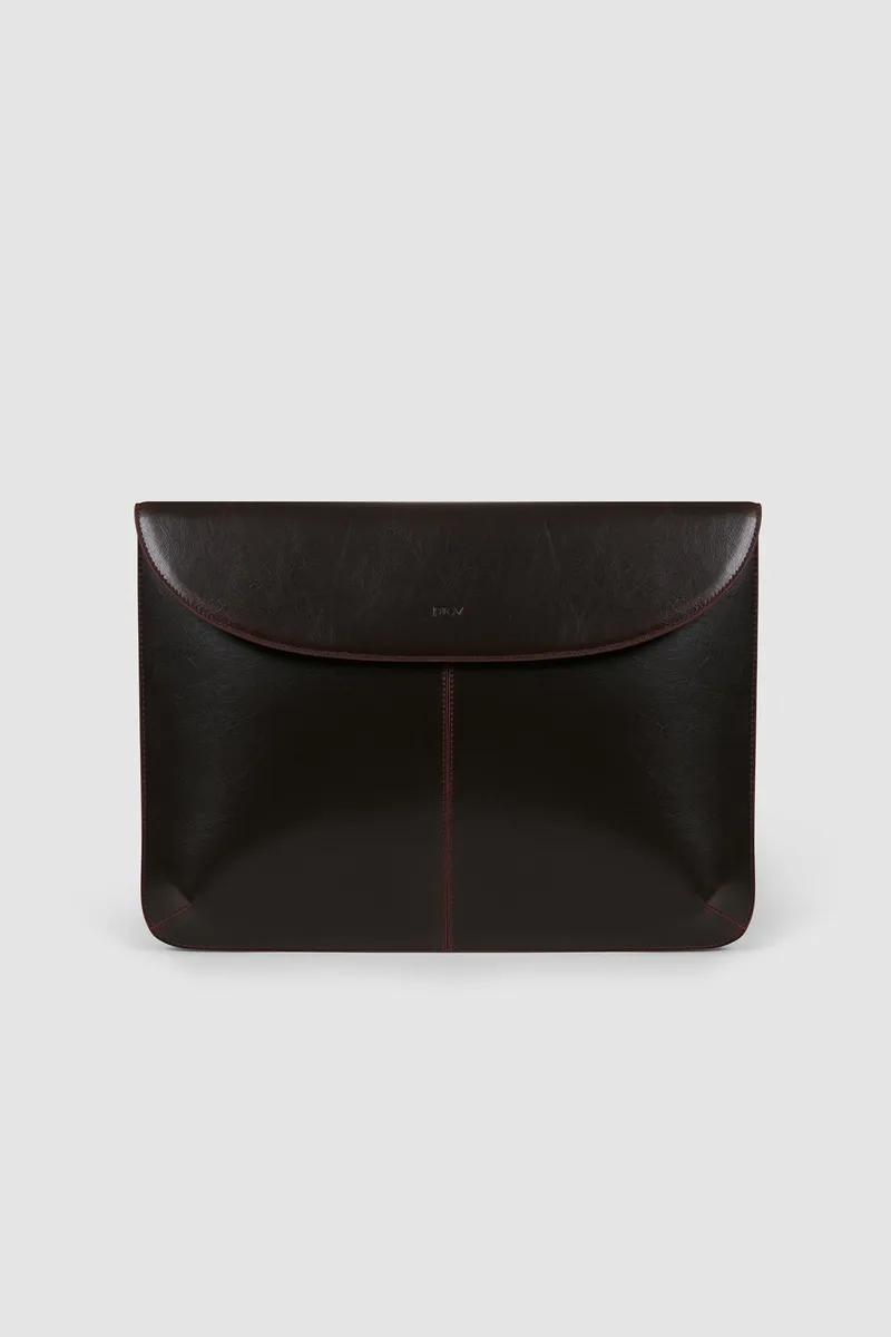 Prev Prev Damen vegan Laptoptasche Loyauté Sienna, Dunkelbraun, – Produktbild 2 von 2