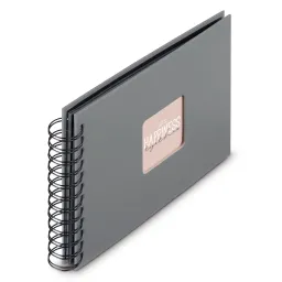 Hama Hama Spiral-Album "Fine Art", 24x17 cm, 50 schwarze Seiten, Steingrau – Produktbild 1 von 1