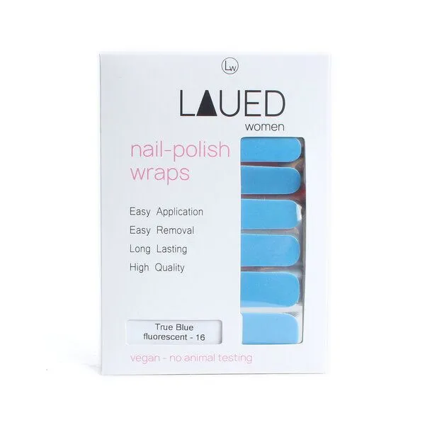 Vargu Vargu LAUED Nagelfolien fluorescent, True blue, – Produktbild 4 von 4