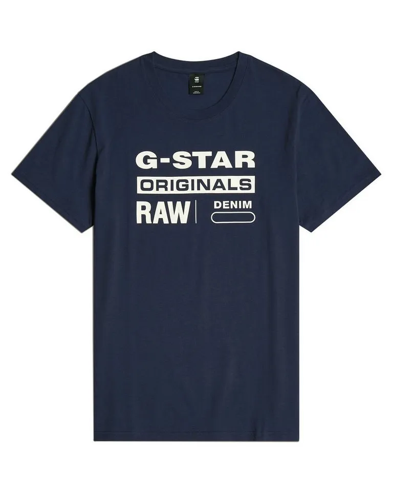 G-Star G-Star T-Shirt Graphic 8 T-Shirt, Blau, – Produktbild 1 von 5
