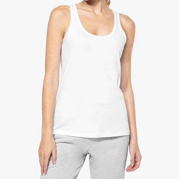 YTWOO YTWOO Slim Fit Damen Top, Weiß, – Produktbild 3 von 4