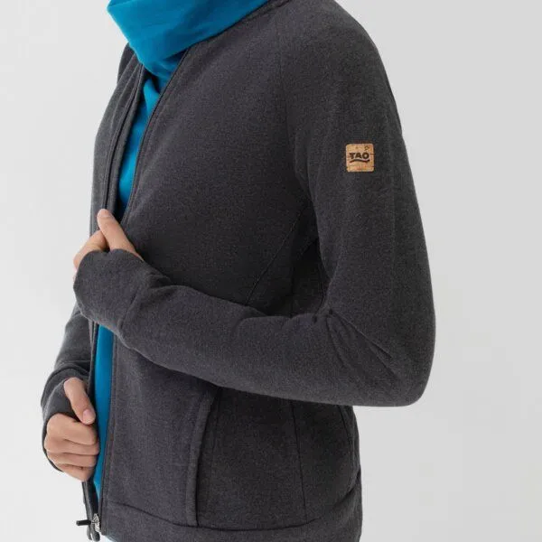 TAO Sportswear TAO Sportswear Damen Sweatjacke INGA mit Stehkragen aus Bio-Baumwolle – Produktbild 3 von 4