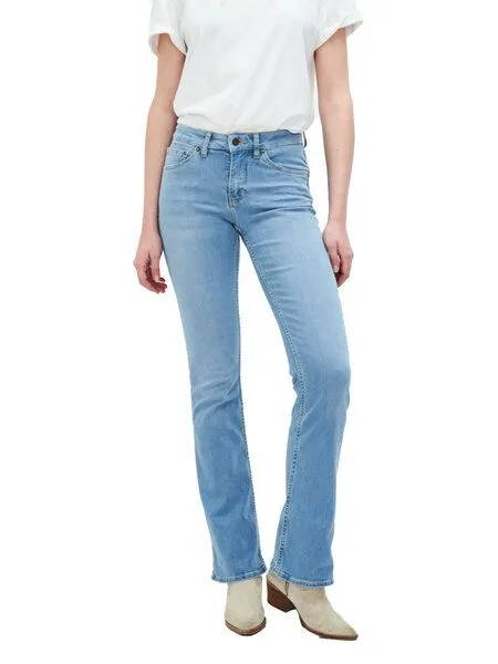 Kuyichi Kuyichi Damen Jeans Bootcut Amy Lucky Vintage Bio-Baumwolle, Blau, – Produktbild 1 von 4