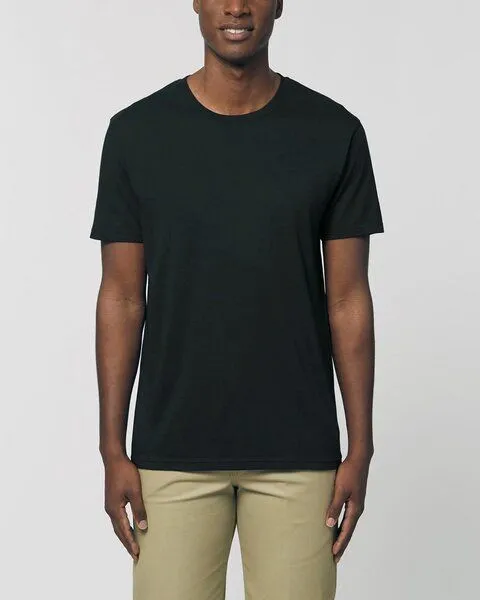 YTWOO YTWOO 3er Pack Basic Unisex T-Shirt aus Bio Baumwolle | viele Farbkombinationen | Fair Trade | Nachhaltig, Weiß-schwarz-navyblau, – Produktbild 2 von 3