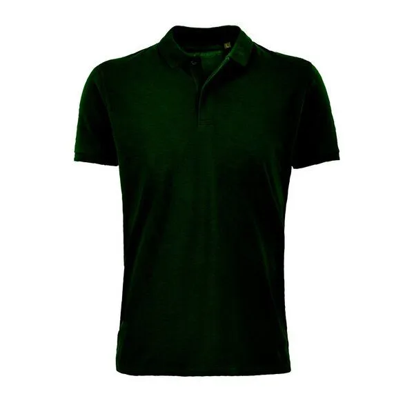 Sol's Sol's Herren Poloshirt Planet Polo Shirt Regular Bio - Baumwolle, Bottle green, – Produktbild 1 von 3
