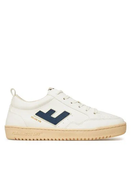 Flamingos Life Flamingos' Life Veganer Sneaker Damen und Herren ROLAND V.10, White indigo ivory, – Produktbild 2 von 2