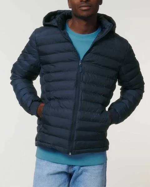 YTWOO YTWOO Herren Steppjacke | komplett aus recycelten Materialen gefertigt, Navyblau, – Produktbild 1 von 4